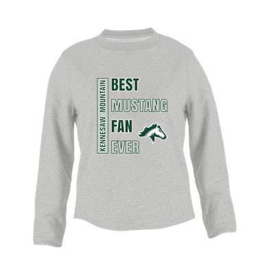 Kennesaw Mustangs Best Mustang Fan Women's Sweatshirt