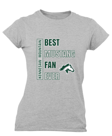 Kennesaw Mustangs Best Mustang Fan Women's SS T-Shirt