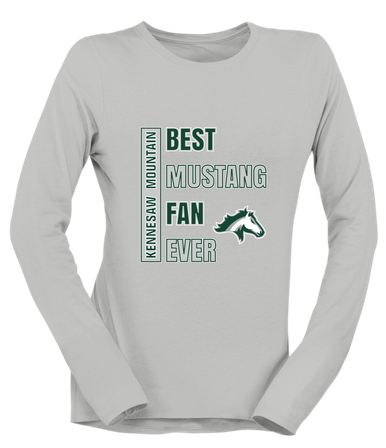 Kennesaw Mustangs Best Mustang Fan Women's Premium LS T-Shirt