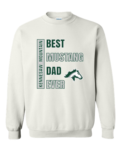 Kennesaw Mustangs Best Mustang Dad Men's Sweatshirt