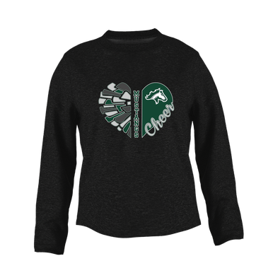 Kennesaw Mustangs Heart Cheer Women's Sweatshirt