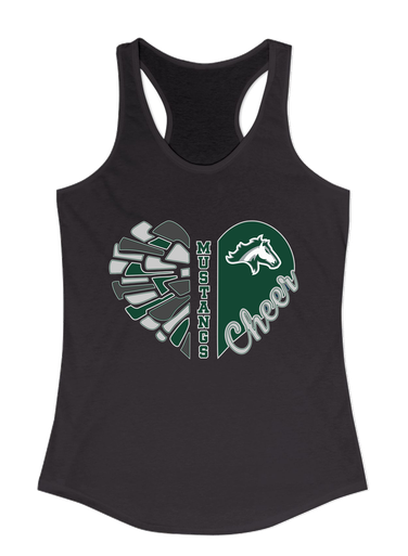 Kennesaw Mustangs Heart Cheer Women's Tank Top