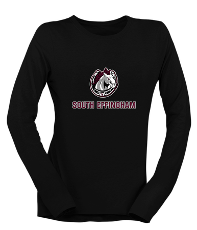 South Effingham Mustangs Mascot #2 Women's LS T-Shirt