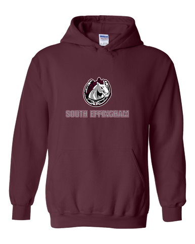 South Effingham Mustangs Mascot #2 Men's Hoodie