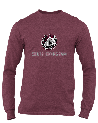 South Effingham Mustangs Mascot #2 Men's LS T-Shirt