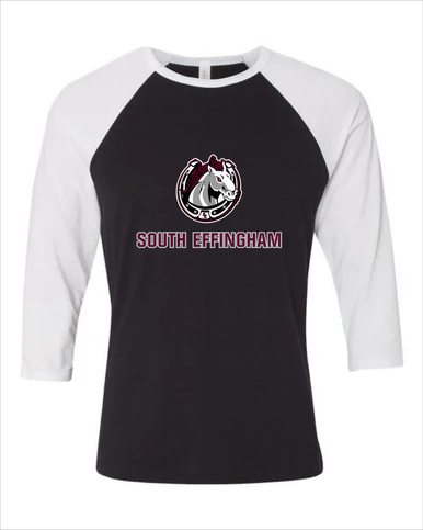 South Effingham Mustangs Mascot #2 Men's Baseball T-Shirt