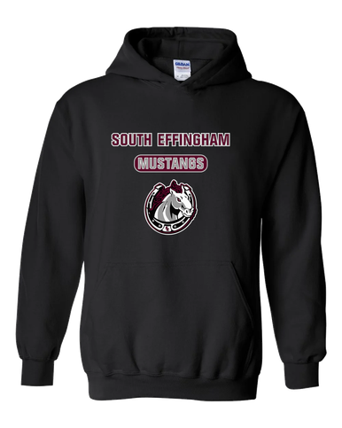 South Effingham Mustangs Mascot #3 Men's Hoodie