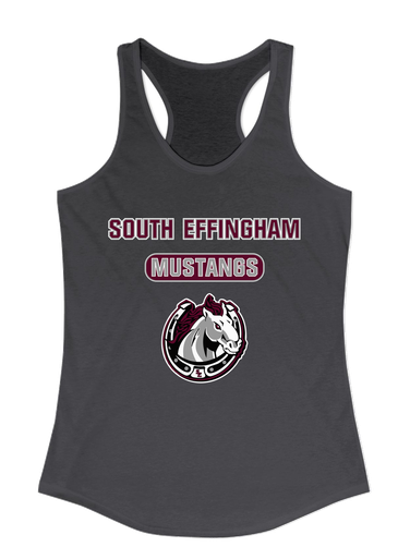South Effingham Mustangs Mascot #3 Women's Tank Top