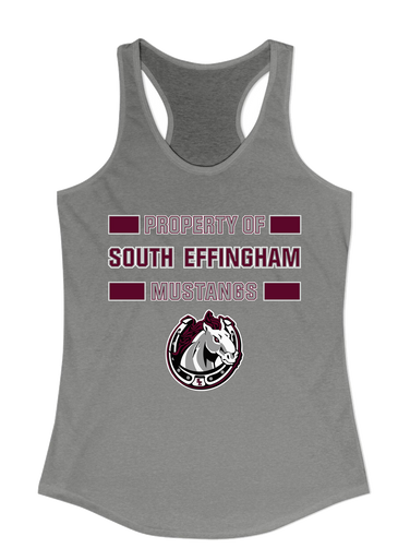 South Effingham Mustangs Property Of Women's Tank Top