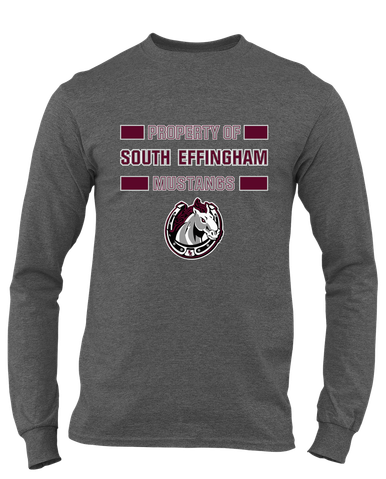 South Effingham Mustangs Property Of Men's LS T-Shirt