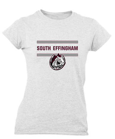 South Effingham Mustangs Mascot #4 Women's SS T-Shirt