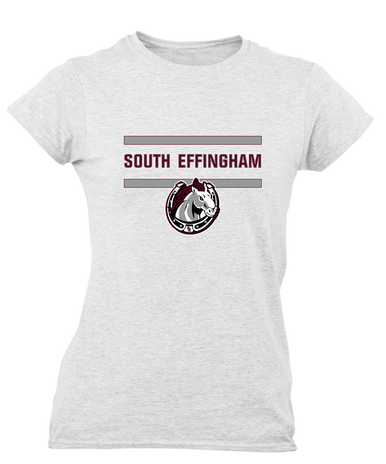 South Effingham Mustangs Mascot #4 Women's Premium SS T-Shirt
