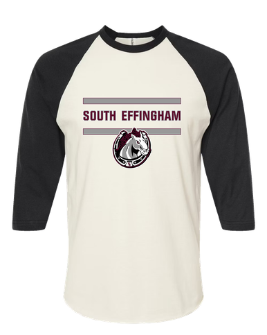 South Effingham Mustangs Mascot #4 Men's Baseball T-Shirt