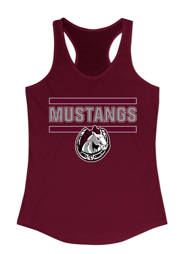 South Effingham Mustangs Mascot #5 Women's Tank Top