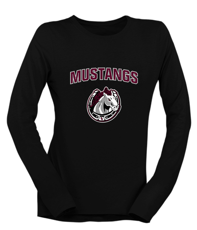 South Effingham Mustangs Mascot #6 Women's LS T-Shirt