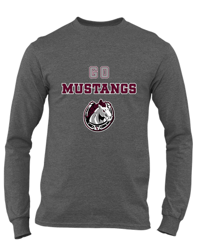 South Effingham Mustangs Go Team Men's LS T-Shirt