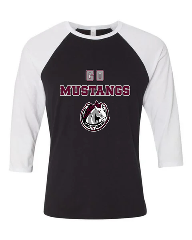 South Effingham Mustangs Go Team Women's Baseball T-Shirt