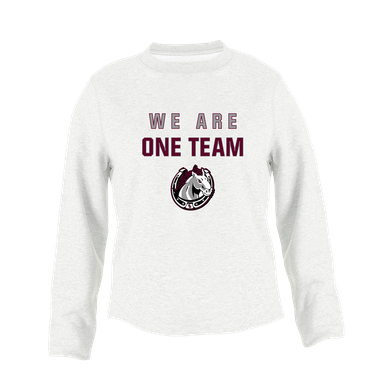 South Effingham Mustangs We Are One Team Women's Sweatshirt
