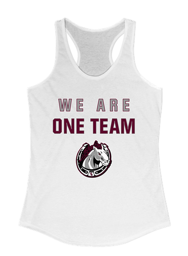 South Effingham Mustangs We Are One Team Women's Tank Top