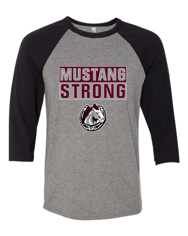 South Effingham Mustangs Strong #1 Men's Baseball T-Shirt