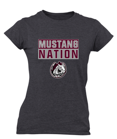 South Effingham Mustangs Nation #1 Women's Premium SS T-Shirt