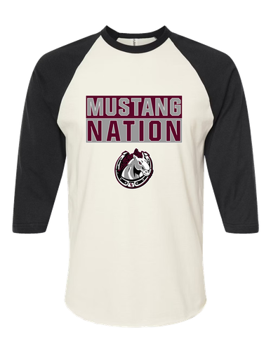 South Effingham Mustangs Nation #1 Men's Baseball T-Shirt