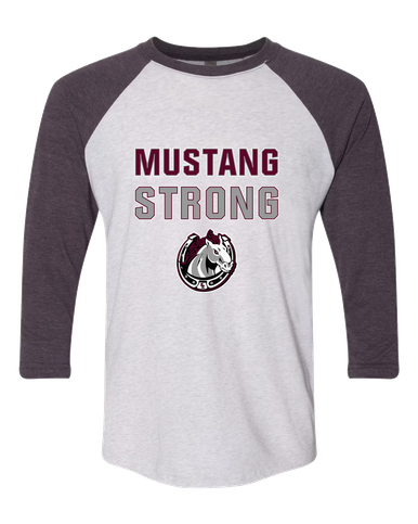 South Effingham Mustangs Strong #2 Women's Baseball T-Shirt