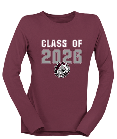 South Effingham Mustangs Class of 2026 Women's LS T-Shirt
