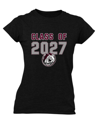 South Effingham Mustangs Class of 2027 Women's Premium SS T-Shirt