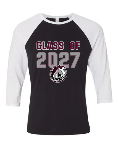 South Effingham Mustangs Class of 2027 Women's Baseball T-Shirt