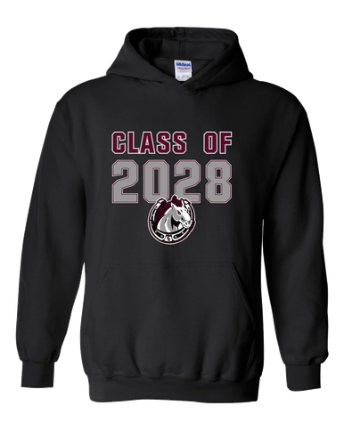 South Effingham Mustangs Class of 2028 Men's Hoodie