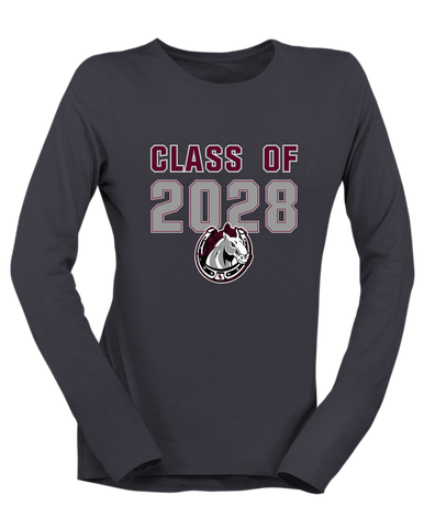 South Effingham Mustangs Class of 2028 Women's LS T-Shirt