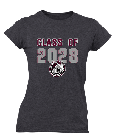 South Effingham Mustangs Class of 2028 Women's Premium SS T-Shirt