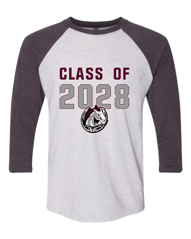 South Effingham Mustangs Class of 2028 Women's Baseball T-Shirt