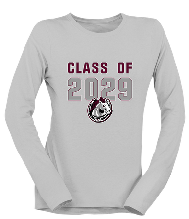 South Effingham Mustangs Class of 2029 Women's LS T-Shirt