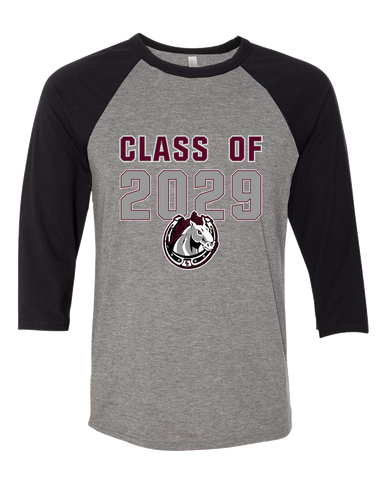 South Effingham Mustangs Class of 2029 Women's Baseball T-Shirt