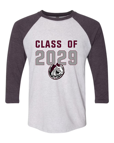South Effingham Mustangs Class of 2029 Men's Baseball T-Shirt