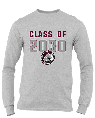 South Effingham Mustangs Class of 2030 Men's LS T-Shirt