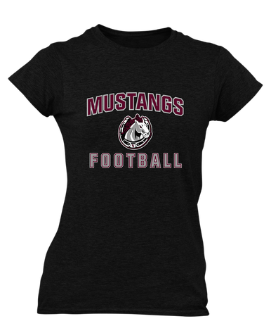 South Effingham Mustangs Football #1 Women's Premium SS T-Shirt