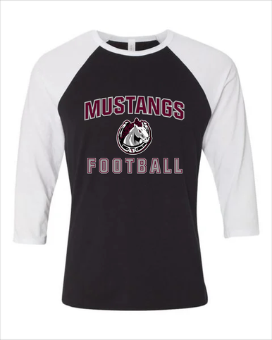 South Effingham Mustangs Football #1 Men's Baseball T-Shirt