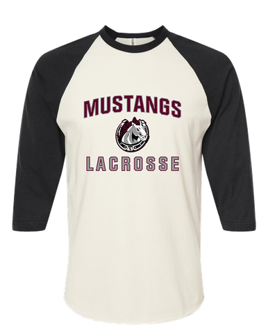 South Effingham Mustangs Lacrosse Women's Baseball T-Shirt