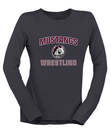 South Effingham Mustangs Wrestling Women's Premium LS T-Shirt