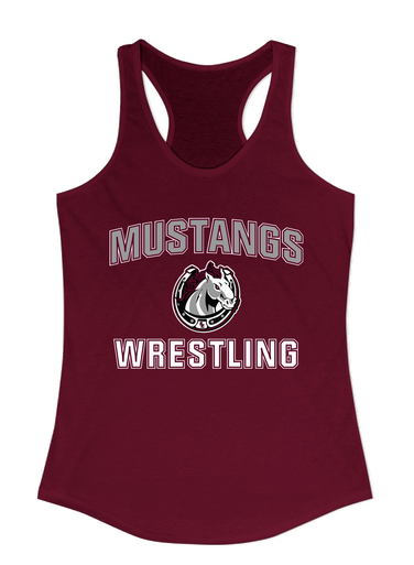 South Effingham Mustangs Wrestling Women's Tank Top