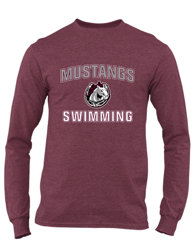 South Effingham Mustangs Swimming Men's LS T-Shirt