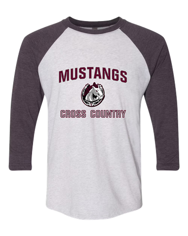 South Effingham Mustangs Cross Country Women's Baseball T-Shirt