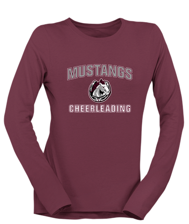 South Effingham Mustangs Cheerleading Women's LS T-Shirt