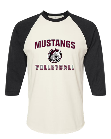 South Effingham Mustangs Volleyball Women's Baseball T-Shirt