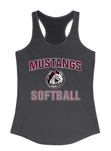 South Effingham Mustangs Softball #1 Women's Tank Top