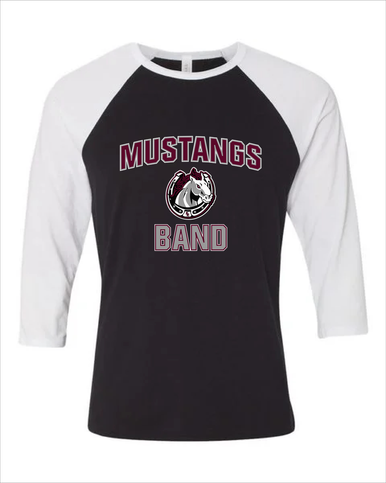 South Effingham Mustangs Band # 1 Women's Baseball T-Shirt