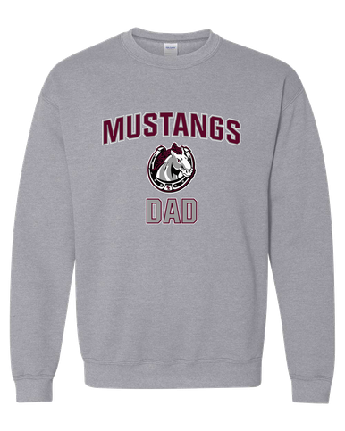 South Effingham Mustangs Dad Men's Sweatshirt